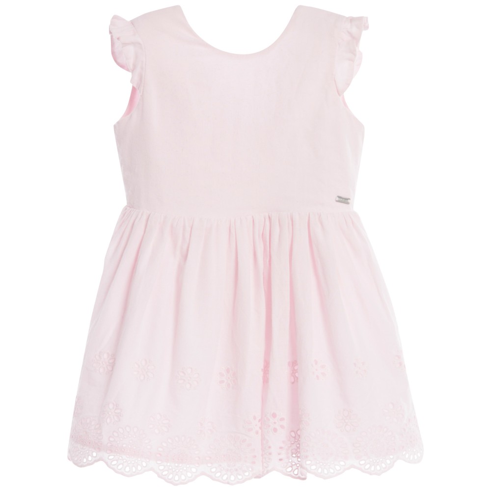 tommy hilfiger baby girls pink broderie anglaise dress 116687 351fc88d7b16b638429f03c721655c3d0d6d7237