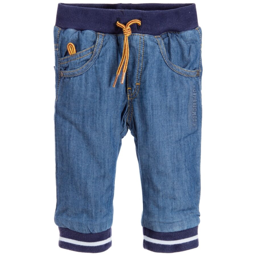 timberland baby boys blue cotton jeans 132053 c9b0dffab14479a66cd72b3e2ebc12120ee43b4a
