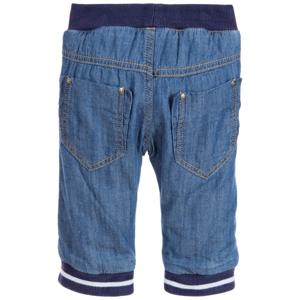 timberland baby boys blue cotton jeans 132053 cd018b0c00e3da6038c155b35f7ec9aa77c717b8