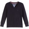 tommy hilfiger boys navy blue cotton knitted v neck sweater 115959 ec006b9a0edec0b4e6494a34fa93a50d9cc10b12