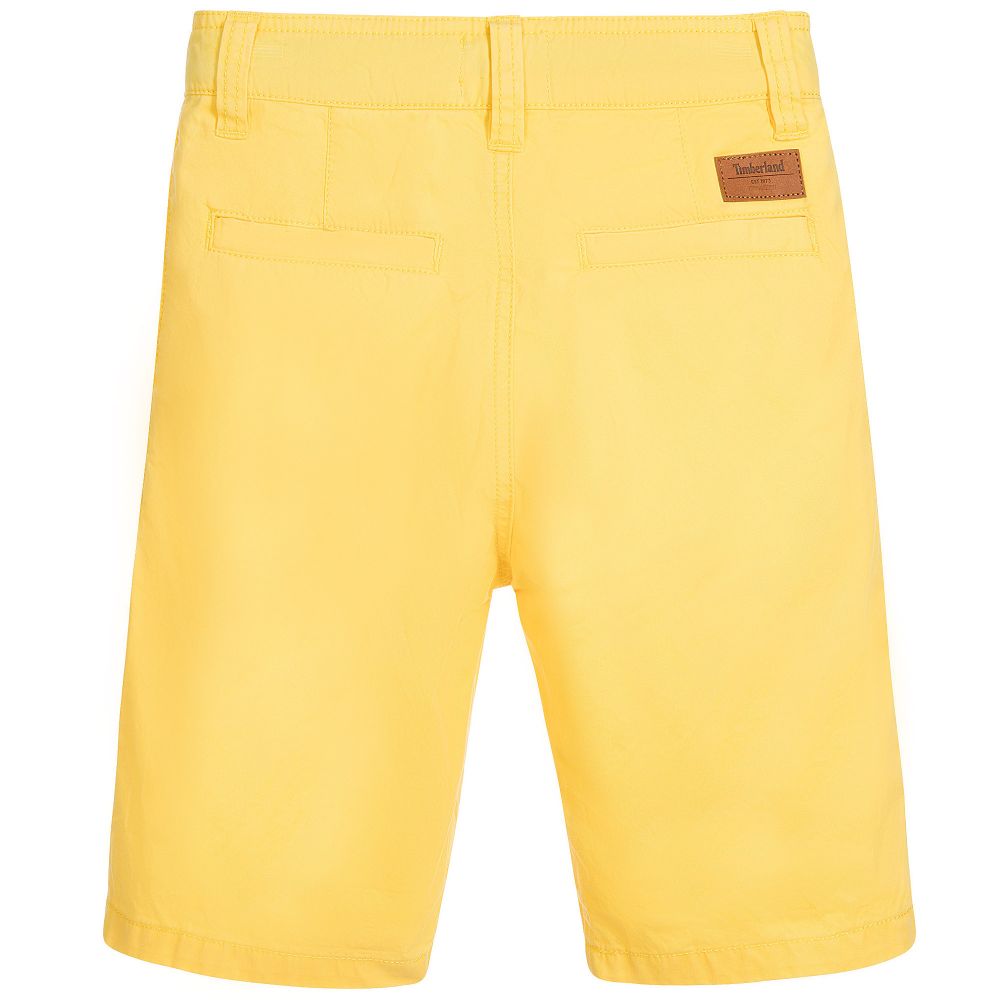 timberland boys yellow organic cotton shorts 153286 9c762a7ca30c2128fe855a5b5f5587fb417d1bed