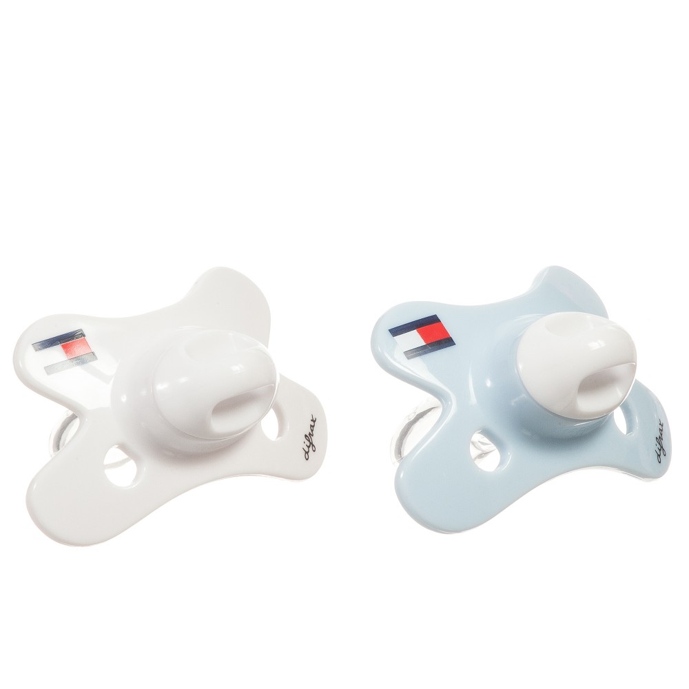 tommy hilfiger baby boys blue white dummies pack of 2 116656 3d8ee3c970c698227a4ddeff8267bf211ad72d60
