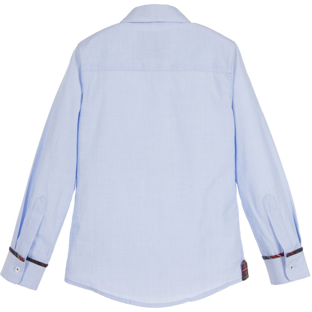 lapin house boys blue cotton shirt 187842 31faeef484fd9d8964054661013a2359c9d3d121