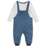 tommy hilfiger baby denim dungarees set 225307 03a053ca8c0313954e18fcde6608c9baba451f6e