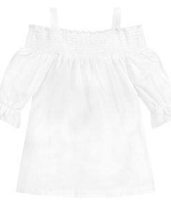 lapin house girls white cotton blouse 243914 b5f45d3f84931faf3dcd63da951987321e88d81c