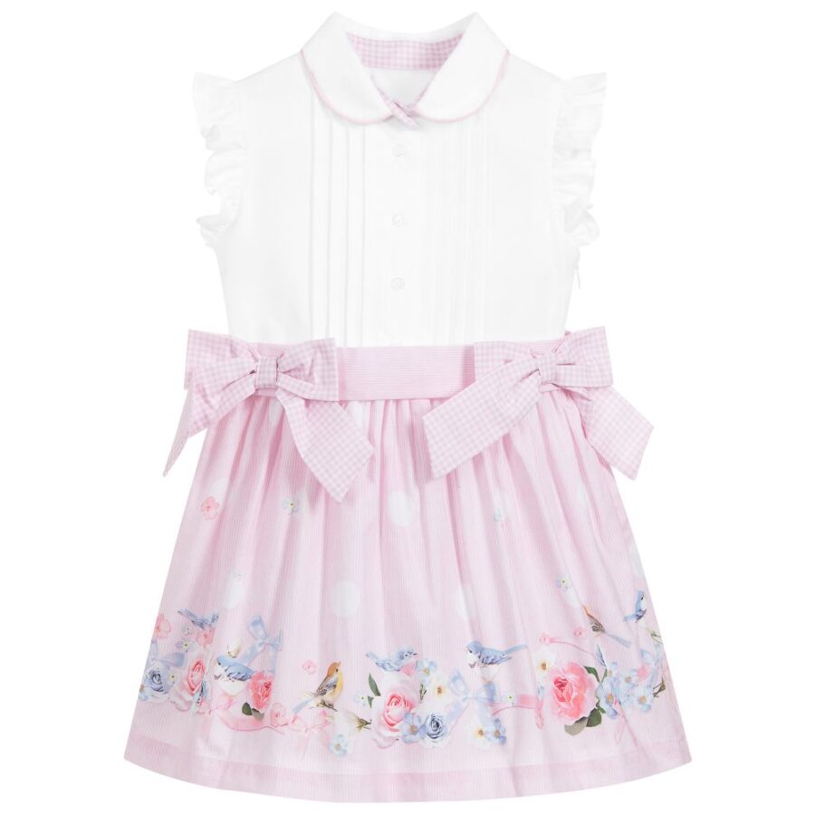 lapin house pink cotton shirt dress 245239 d31bd8e26e6f028474c7e3466d136fe0769ee2fc
