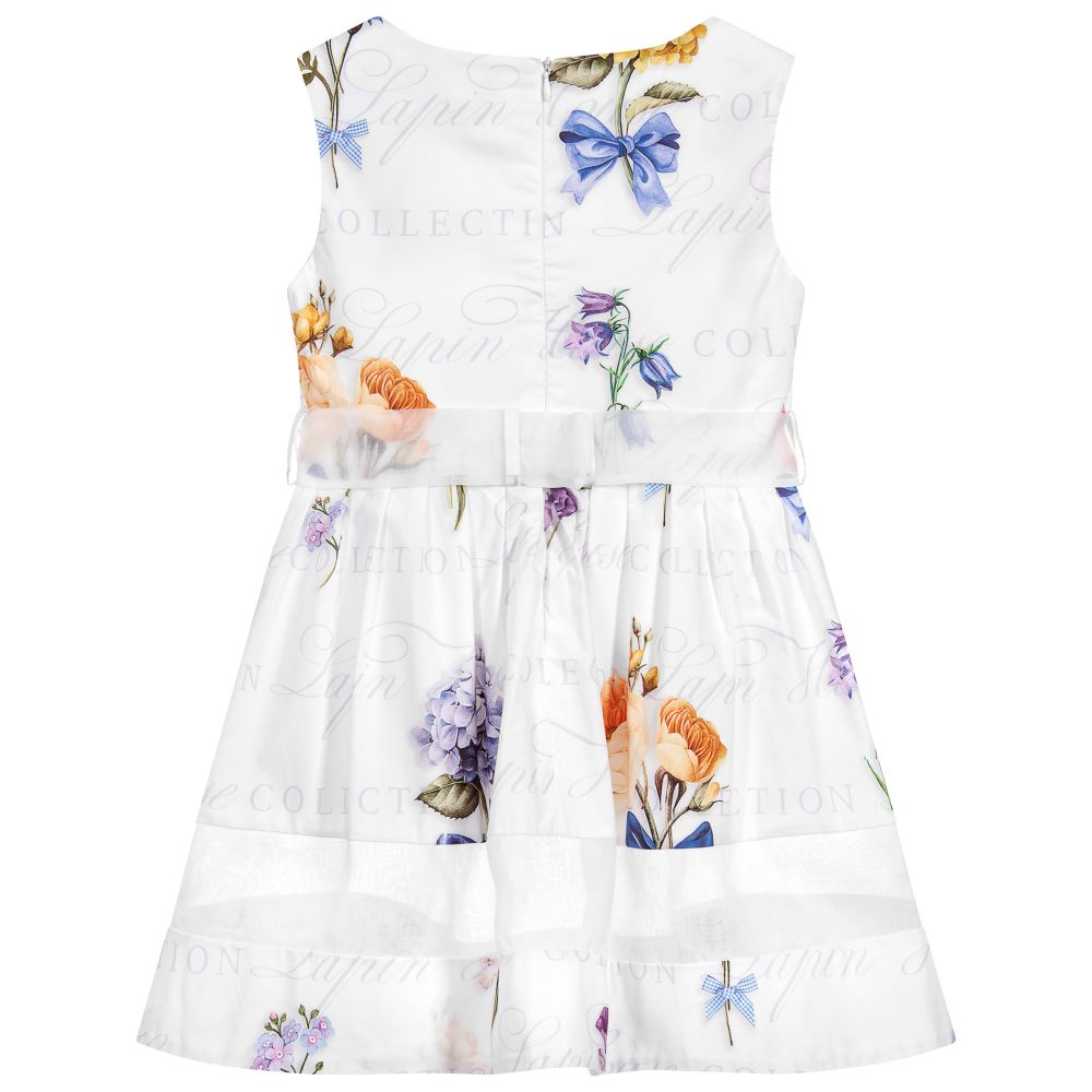 lapin house white cotton floral dress 245234 8f604a60ca210958bff6e719844cf1466043d54a