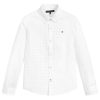 tommy hilfiger boys white cotton logo shirt 289227 c86edf3bb826402770b160e4c0c1ac5776aeae69