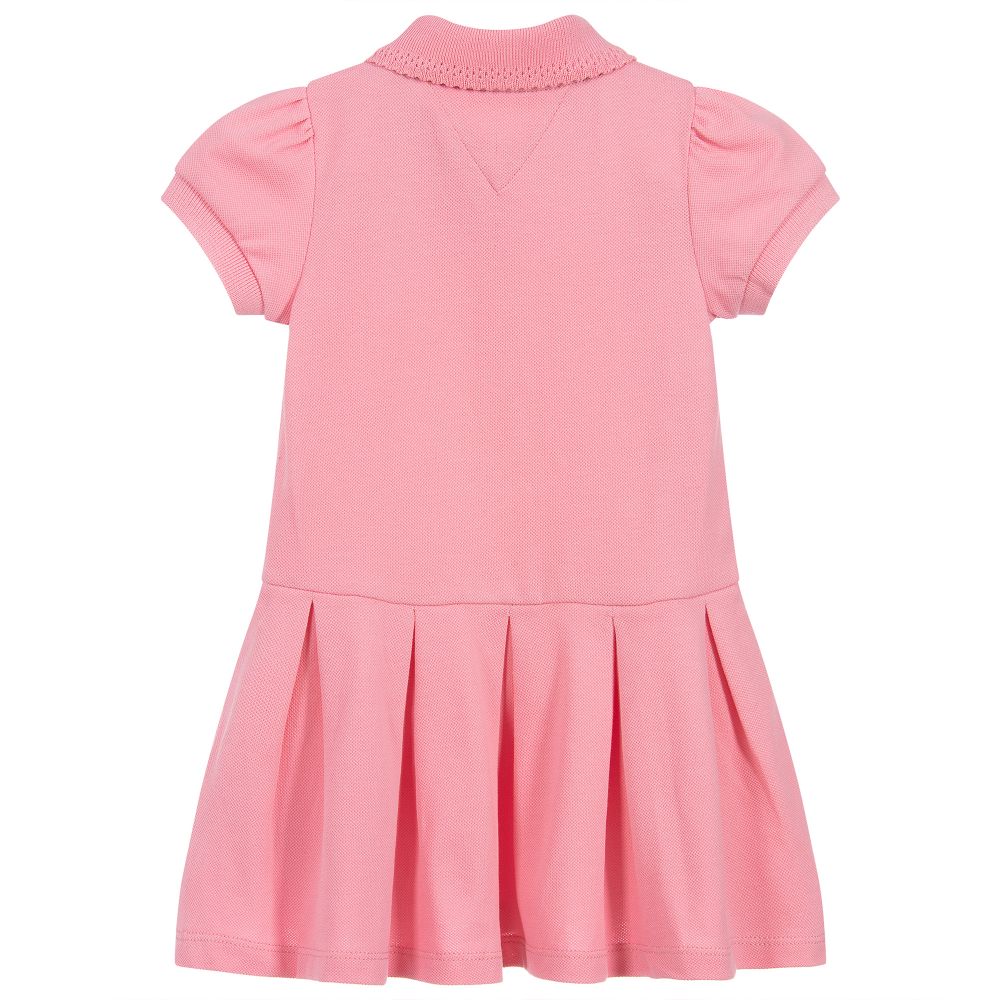 tommy hilfiger pink cotton polo dress set 289422 ab476777b396feb8a92f0f9f5c49271a6d1f2ca9
