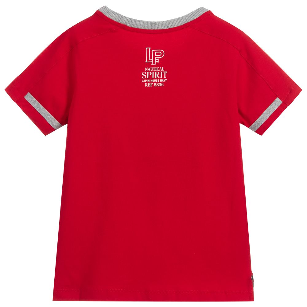lapin house boys red cotton t shirt 301706 1d2620e3378b5f6aa1545bd9aa35122aa50773f0