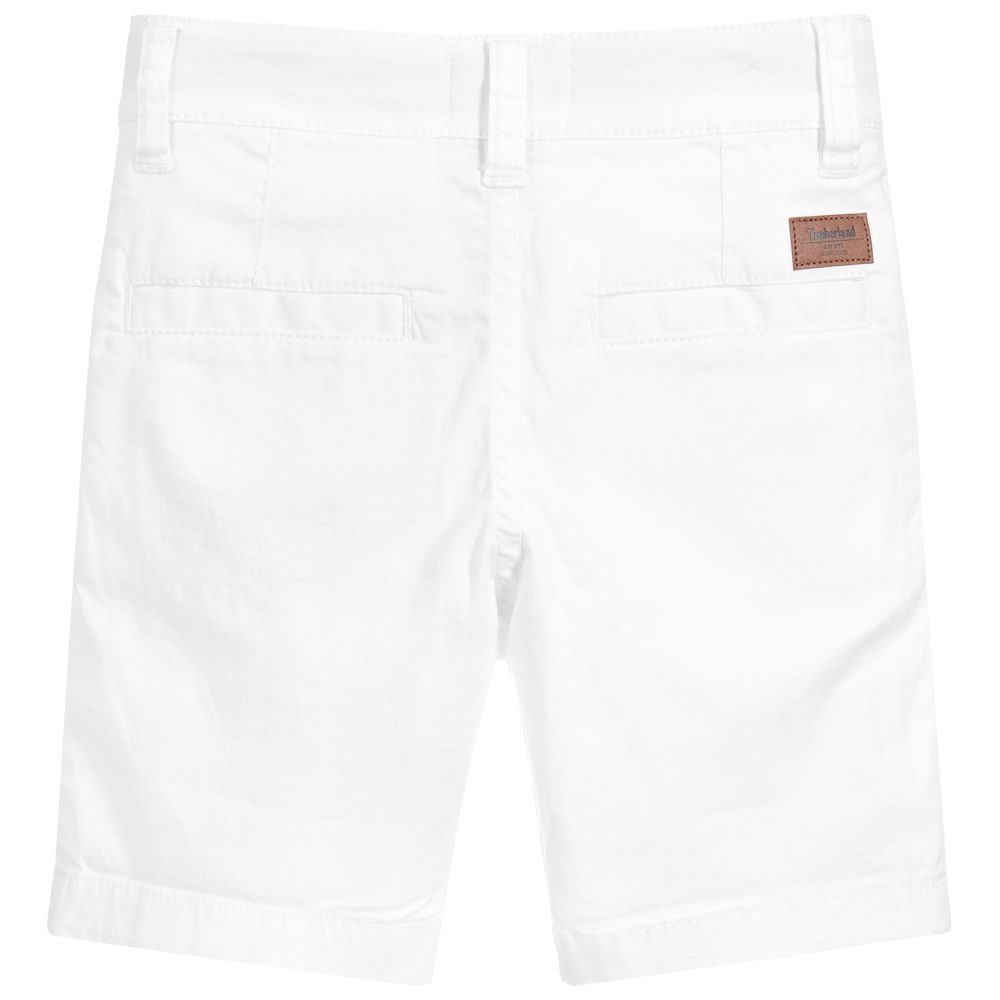 timberland boys white cotton shorts 288335 57806c625269675c33885d96440a78649d2c440b
