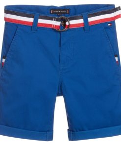 tommy hilfiger blue cotton chino shorts 289212 0b263c1228252e875d543f7f8572fb39a06a3e01