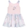 lapin house blue pink cotton dress 301574 38107be64cfeff6cfda9e30496d0df19bed80bd4