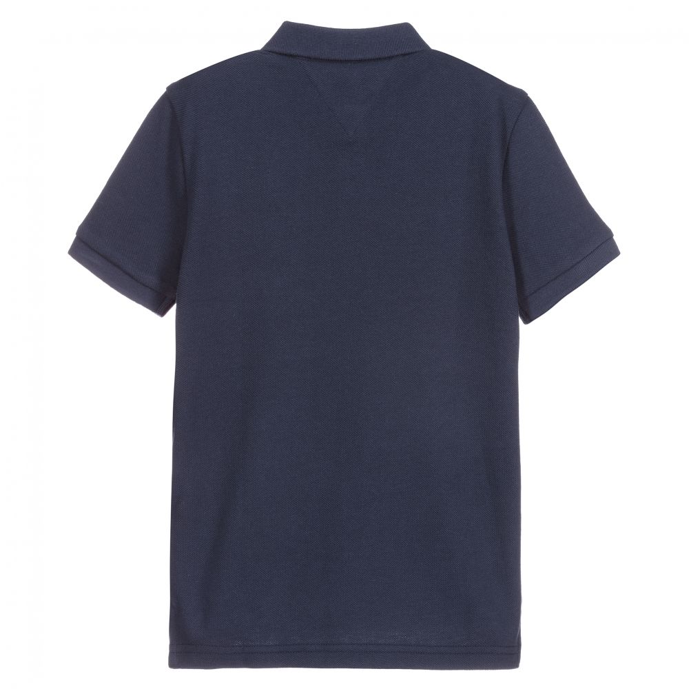 tommy hilfiger blue organic cotton polo shirt 388358 305271e35701fd090e01cb8078ed3af607ee15a0