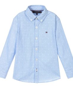 tommy hilfiger blue organic cotton shirt 388457 58de83ae5c1534eb9af46d2a3107205b6816b440