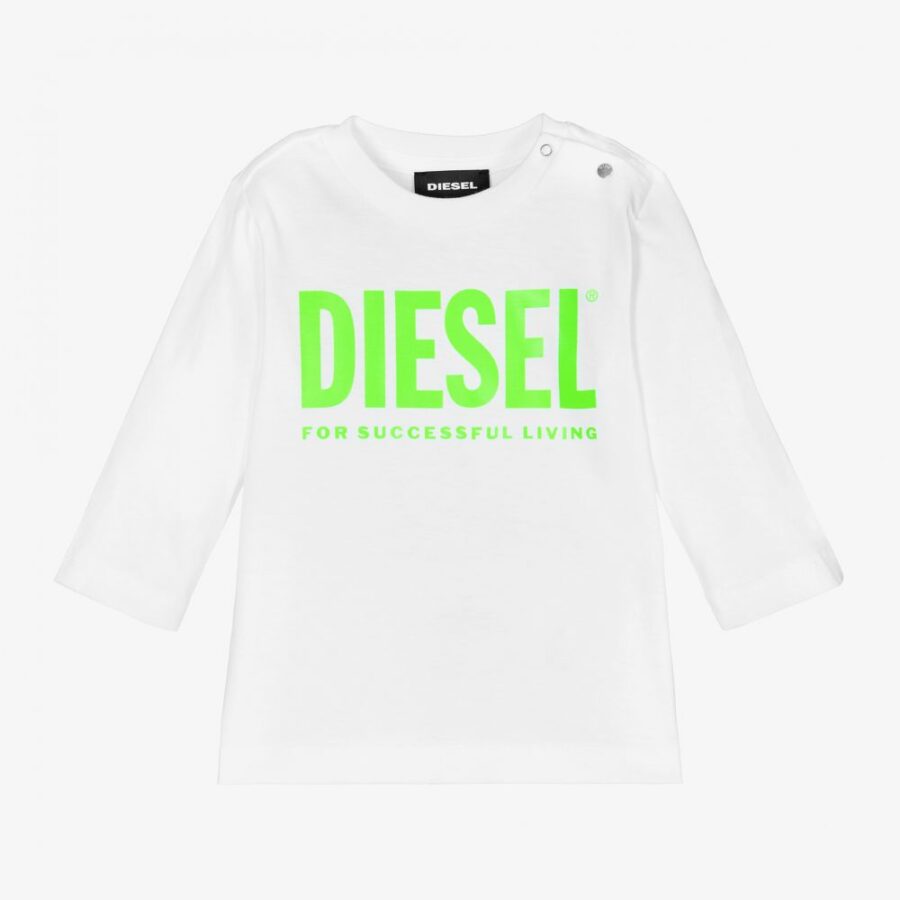 diesel white cotton logo top 392545 f6f487d234b2fc9aafc1bf40831e0007aba344cb