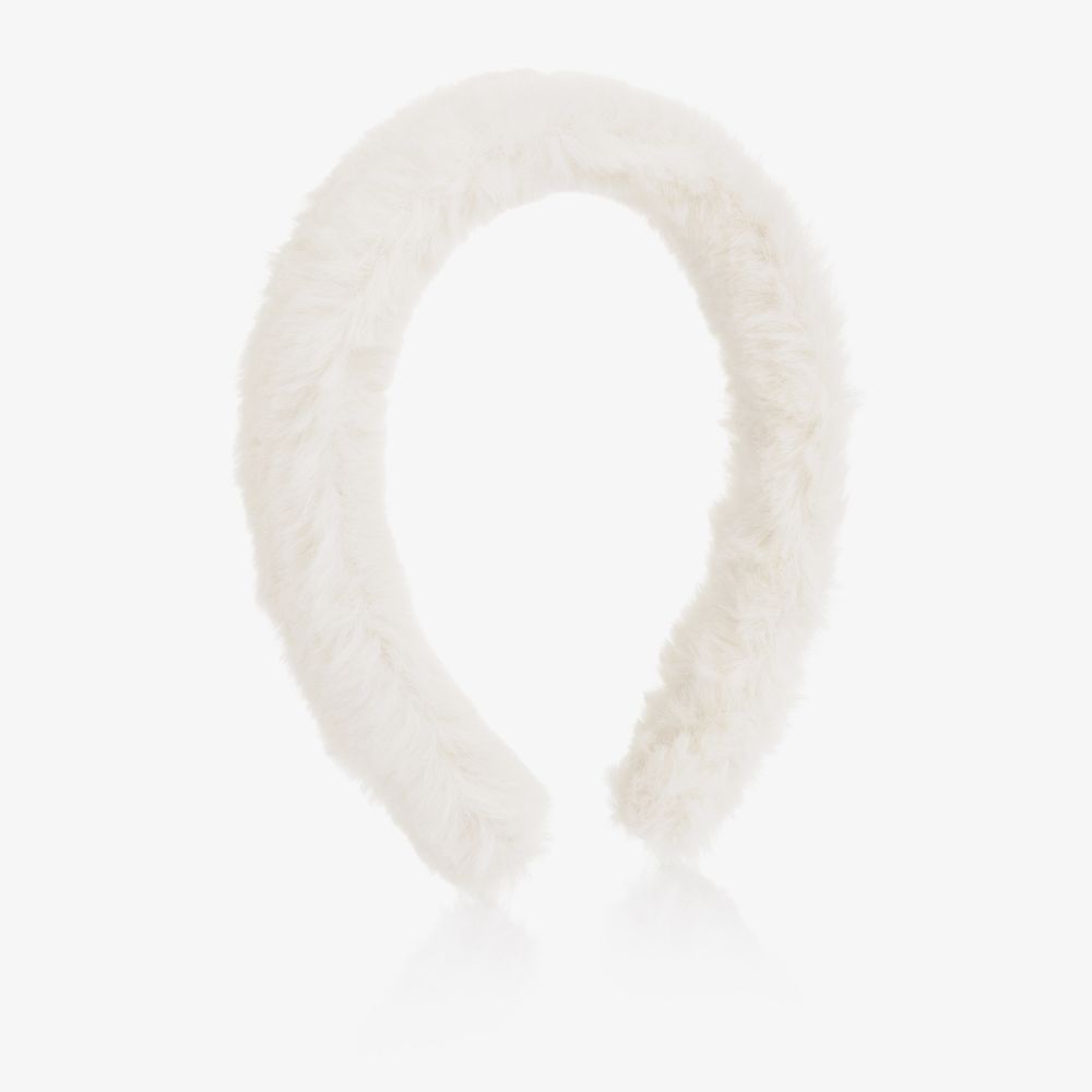 lapin house girls ivory faux fur hairband 400429 d5915f11525465c889a5d08c2fa26fc744533842