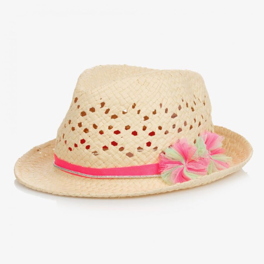 billieblush girls beige pink straw hat 439419 aafdb14c3a536077d72019f58aca87af95b7a0d4