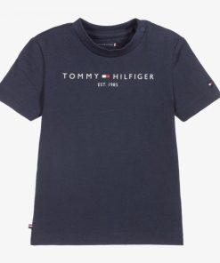 tommy hilfiger blue organic cotton t shirt 419028 5e4d8f234cfee63d20ed0ab159e783cbea27d7ee