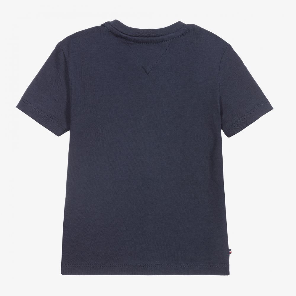 tommy hilfiger blue organic cotton t shirt 419028 a667bf908b021b0ac779272449086ce9399bdb8a