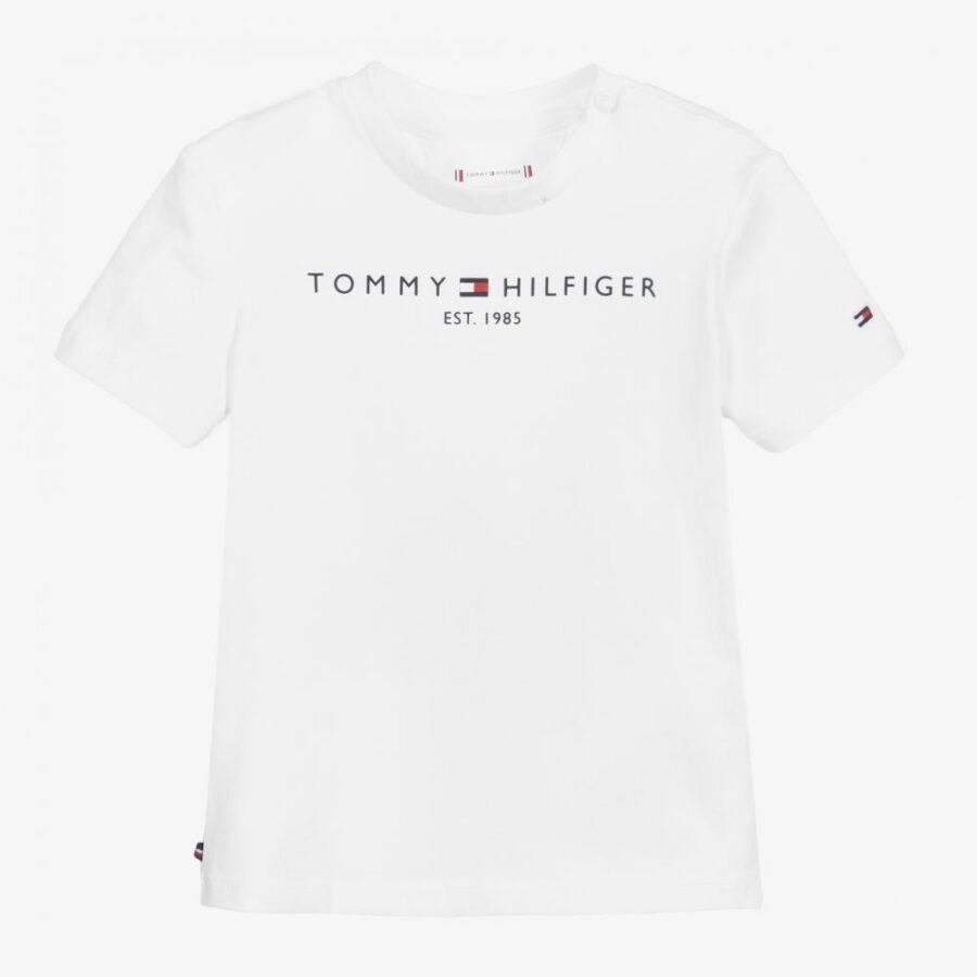 tommy hilfiger white organic cotton t shirt 419036 7fa2f9c6d648389e641c2f997cf32ec70c27b95e