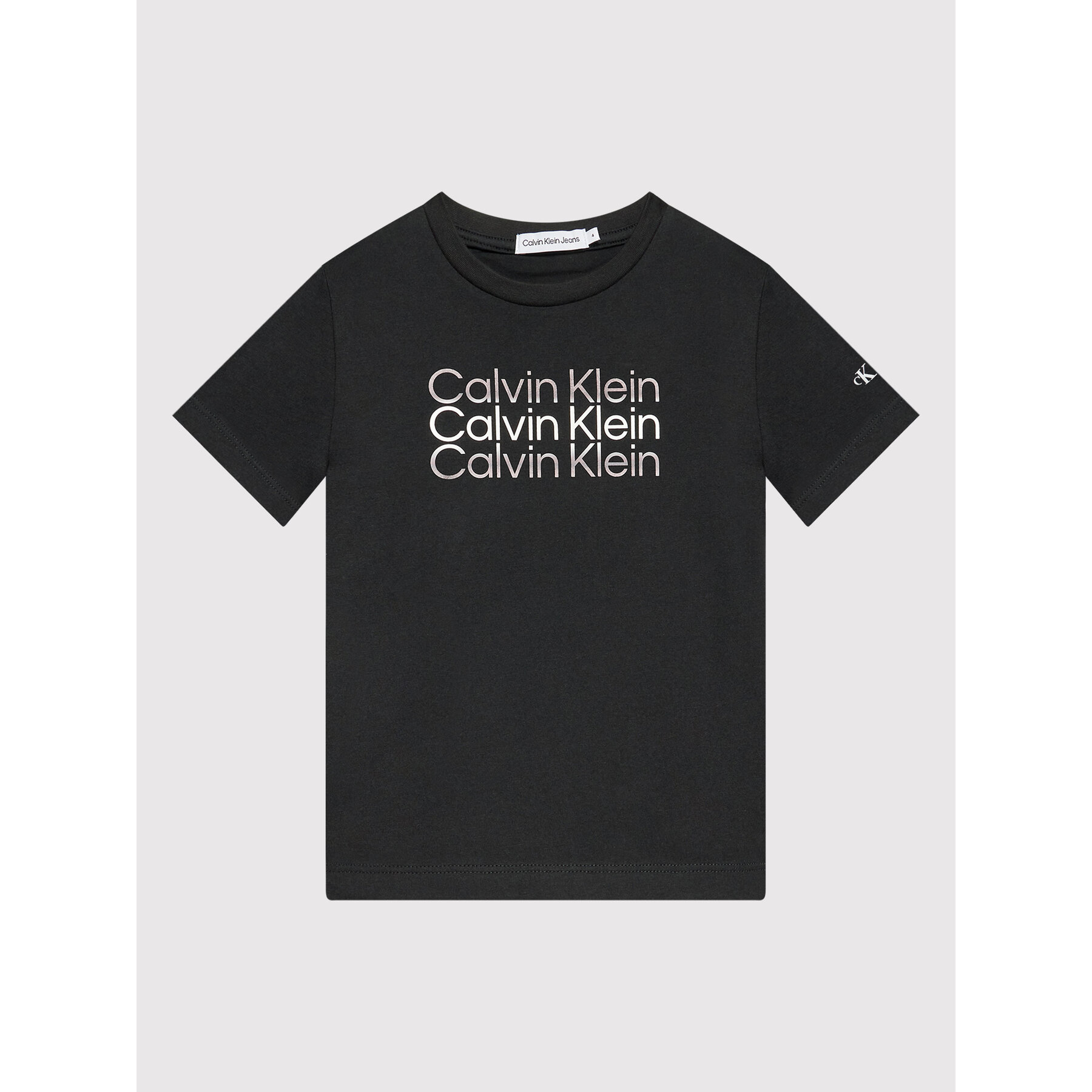 calvin klein jeans t shirt inst cut off logo ib0ib01216 mauro regular fit