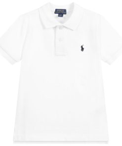 ralph lauren boys white cotton polo shirt 264720 c2d962e2d95c1fab4c5a98a3e3cdd51b4556c5ea