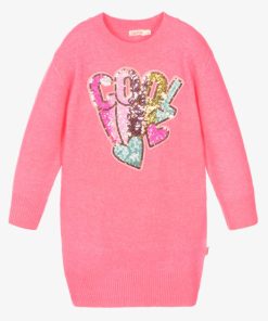 billieblush girls neon pink knitted dress 468395 2d31debb788d82ab0721d33b9b67f67f20570608